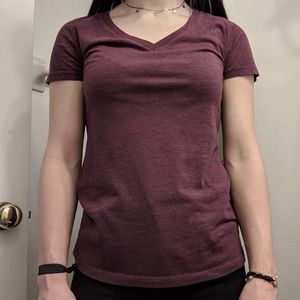 Maroon v neck
